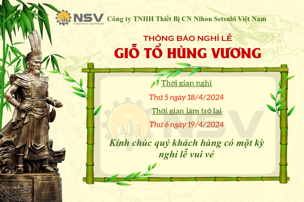 Thông báo lịch nghỉ giỗ tổ Hùng Vương 2024