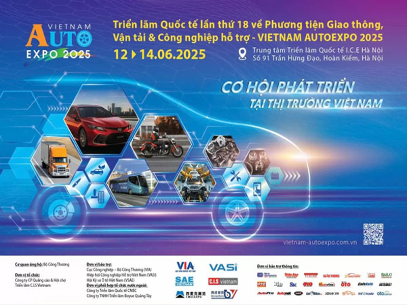 Nihon Setsubi Việt Nam tham gia triển lãm Vietnam AutoExpo 2025 lần thứ 18 về Phương tiện Giao thông, Vận tải và Công nghiệp hỗ trợ