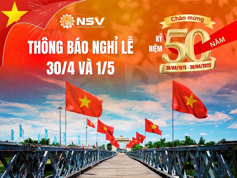 THÔNG BÁO LỊCH NGHỈ LỄ 30/4 VÀ 01/05